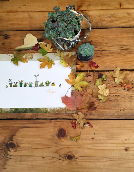 Hand Inked Hand Made Screen Print- 