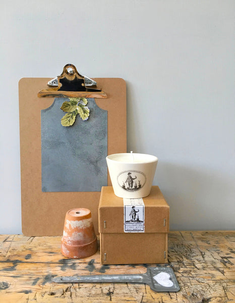 Each candle is loving protected within a hand decorated English Earthenware candle bowl...just perfect once your candle is finished for your special collections